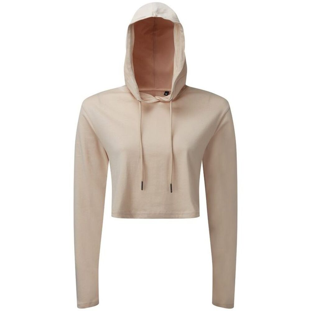 TriDri Womens/Ladies Cropped Long-Sleeved T-Shirt / Nude